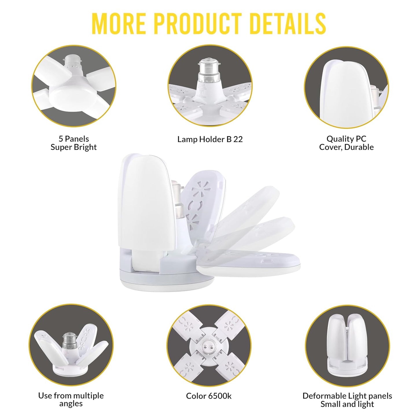 Charkee 25W Cool Day Pendants Ceiling Lamp White