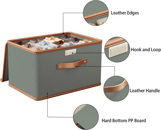 25 Liter Storage Box with Lid – Travel & Home Organizer