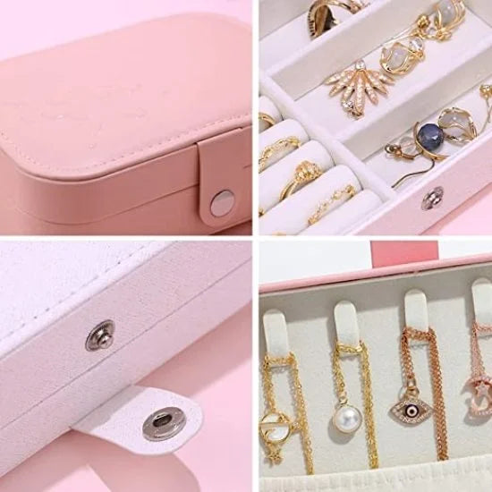 PU Big Jewellery Box – Jewelry Organizer & Cosmetic Storage