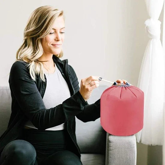 Round Barrel Shape Cosmetic Pouch β Makeup & Toiletry Bag