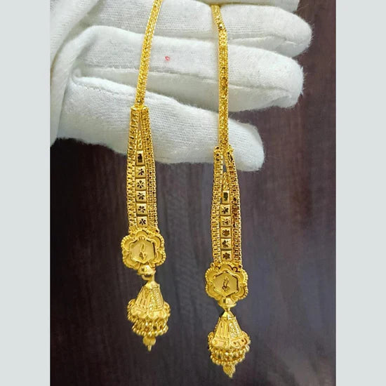 Pari Art Jewellery Gold Forming Jhumki Earrings
