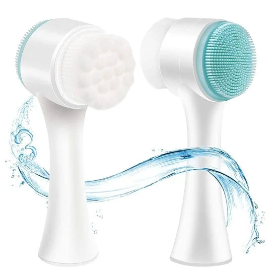 2-in-1 Face Scrubber – Deep Cleansing & Exfoliating Device