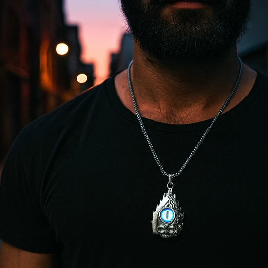 Urthn Demon Devil's Eye Chain Pendant