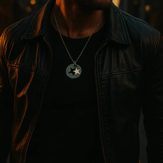 Urthn Star Chain Pendant For Men