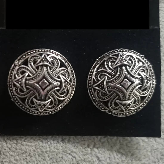 Darshana Jewels oxidised Plated Stud Earrings