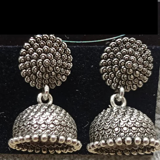 Darshana Jewels oxidised Plated Jhumki Earrings Regular price