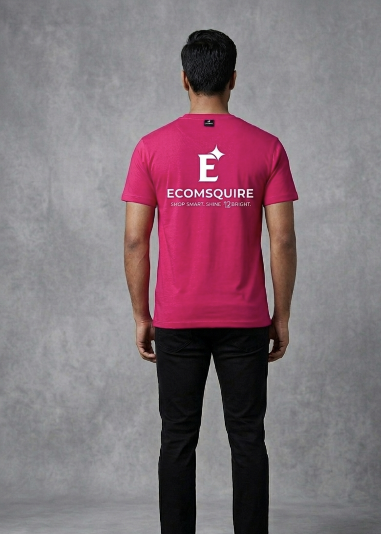 ECOMSQUIRE Premium Comfort Maroon T-Shirt