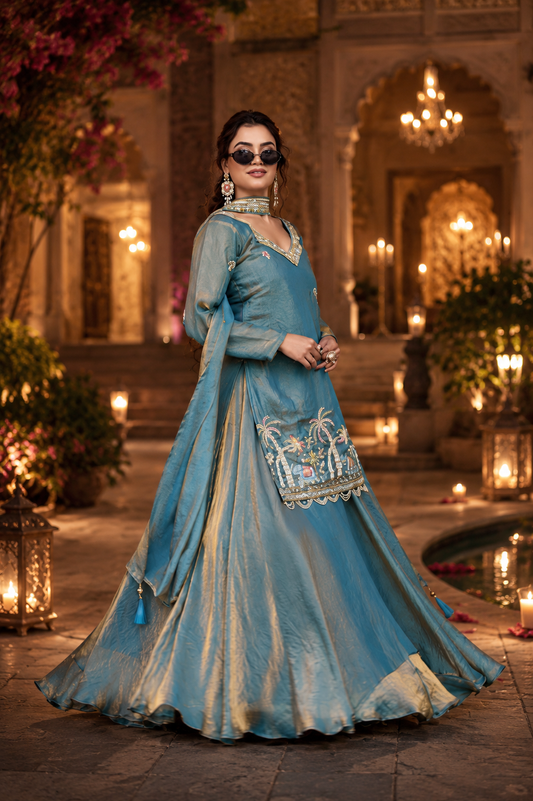 Festival Special Pure Fendy Lehenga Choli with Heavy Embroidery Work