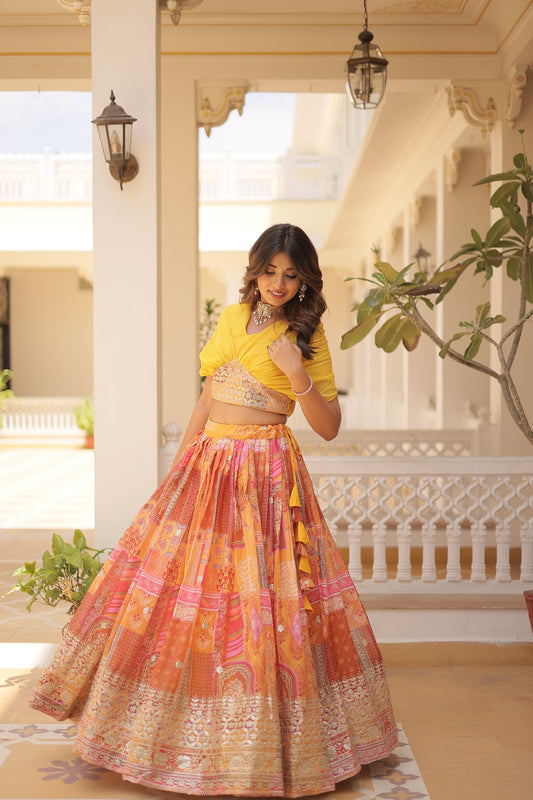 Premium Russian Silk Lehenga Choli