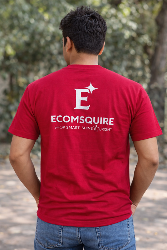 ECOMSQUIRE Premium Comfort Red T-Shirt
