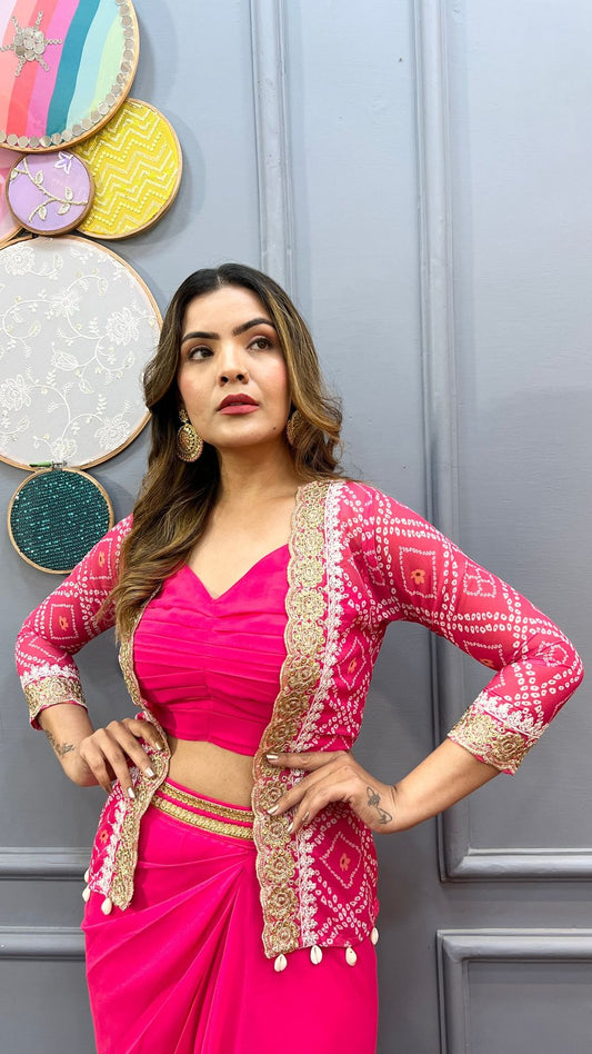 Trending Koti Dhoti Sharara Set