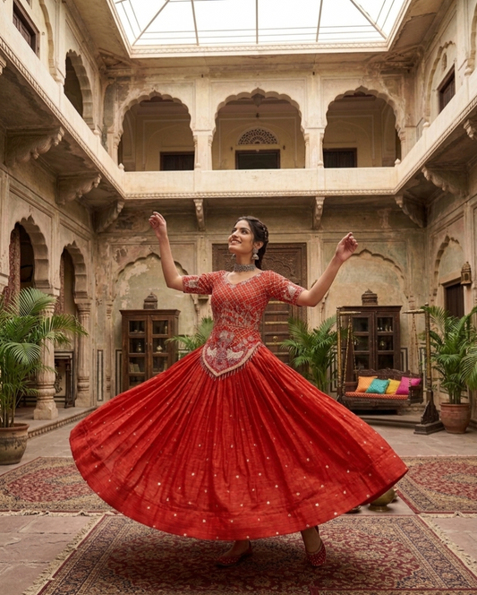 Royal Vichitra Silk Wedding Wear Lehenga Choli With Heavy Embroidery Work