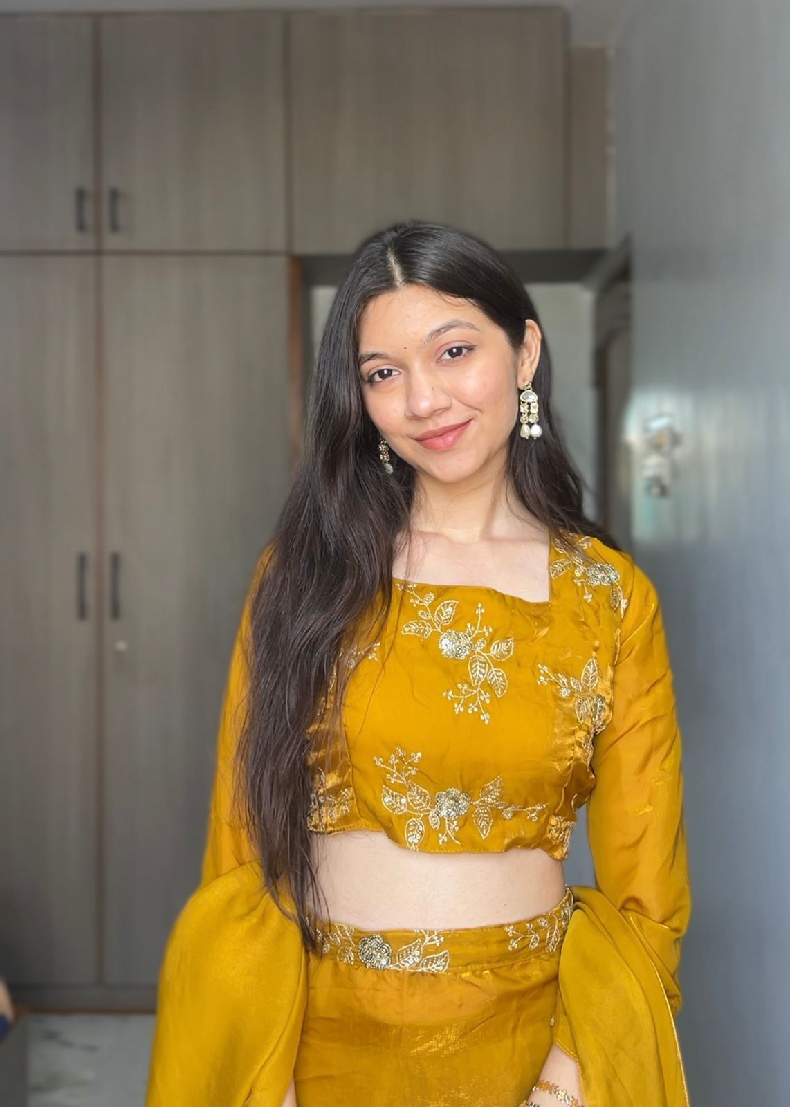 3-Piece Party Wear Lehenga Set