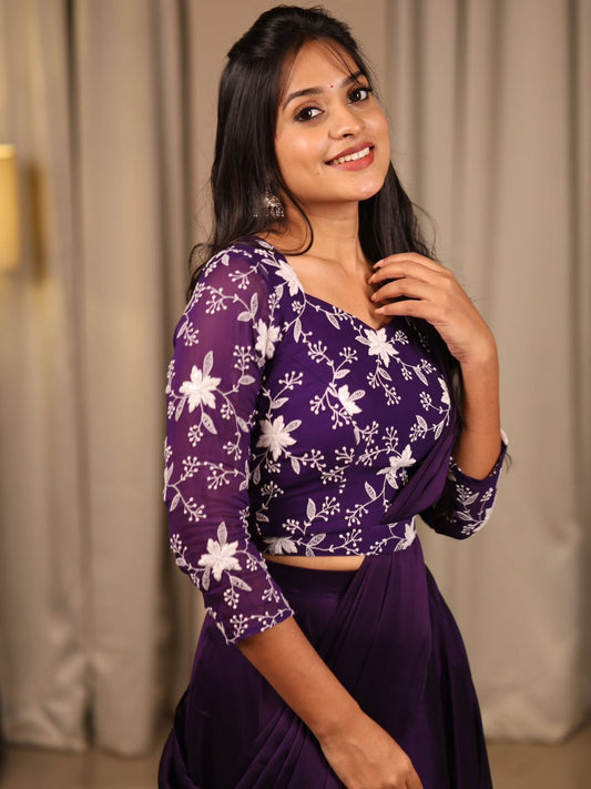 2-in-1 Party Wear Lehenga Set