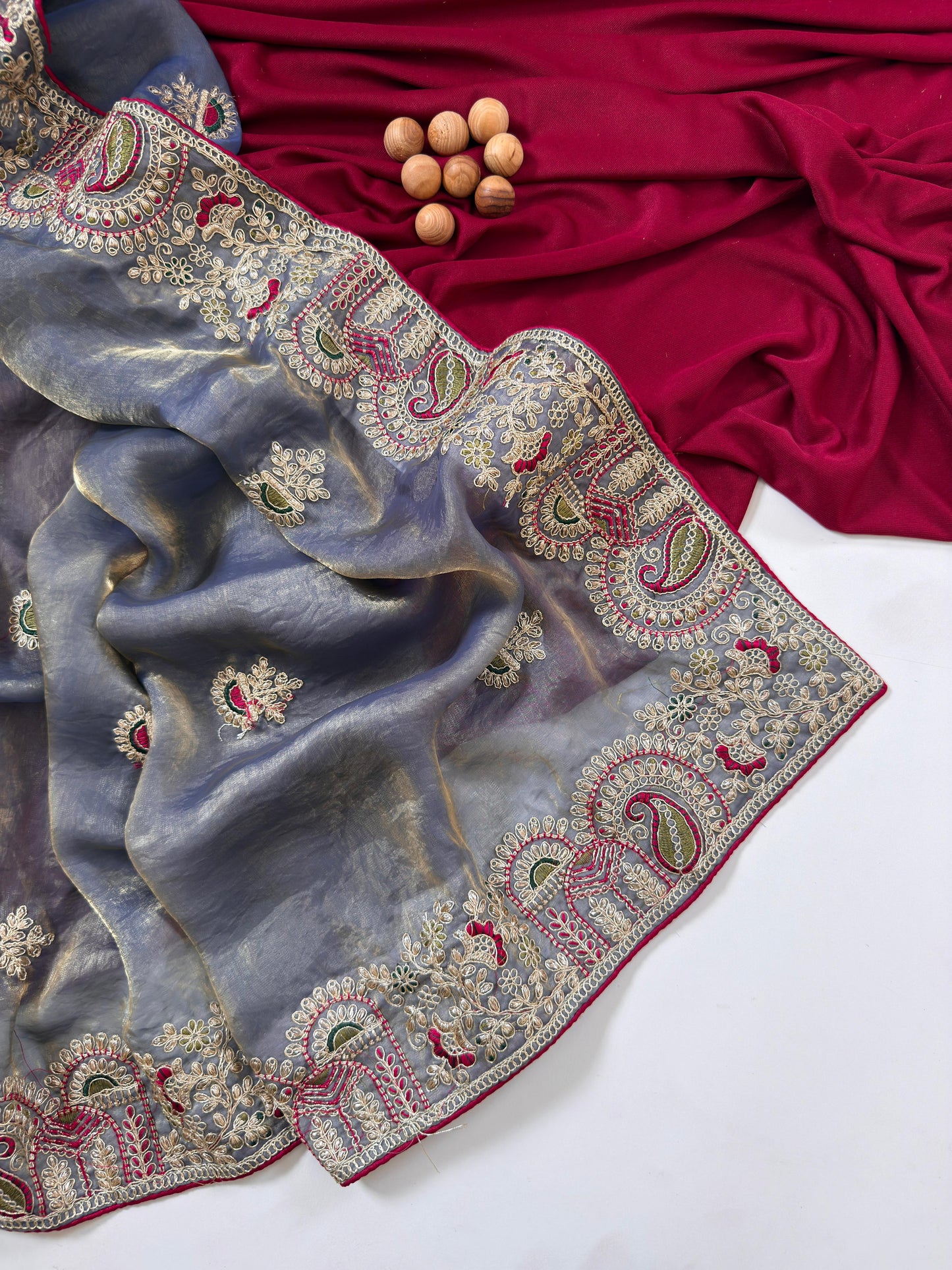 New Arrival Priti Royal Fandy Satin Silk Saree