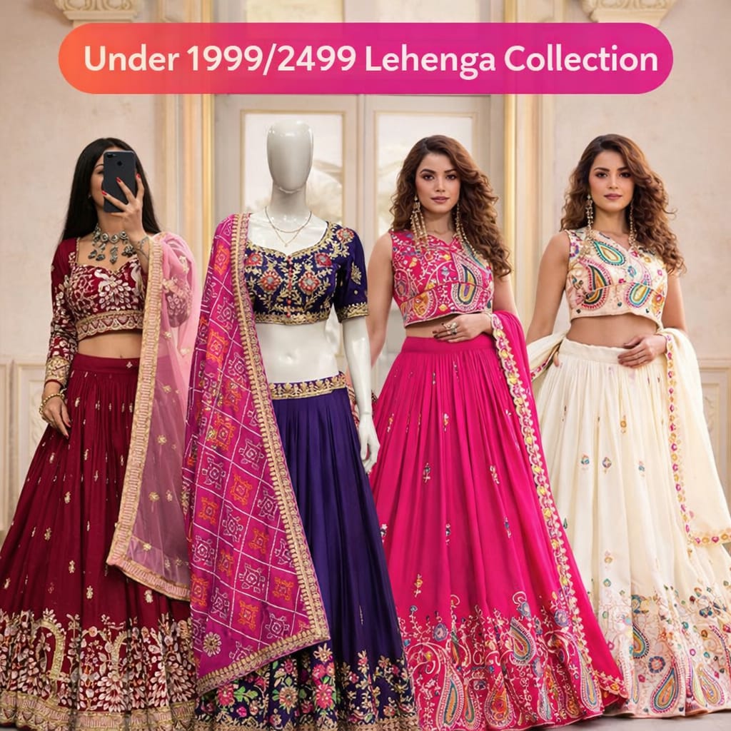 Under ₹1999 / ₹2499 Lehenga