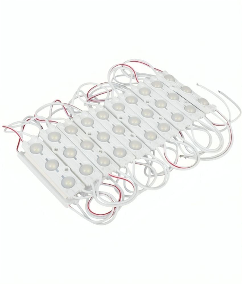 Charkee White 20pcs LED 5050 3 LED Module 12V Waterproof RGB Color