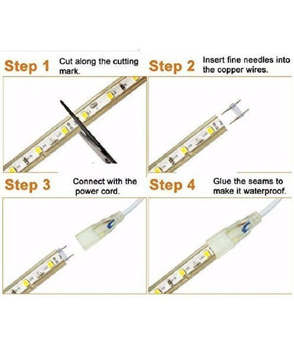 Charkee 20 m Multicolor Steady Bulb Rice Lights