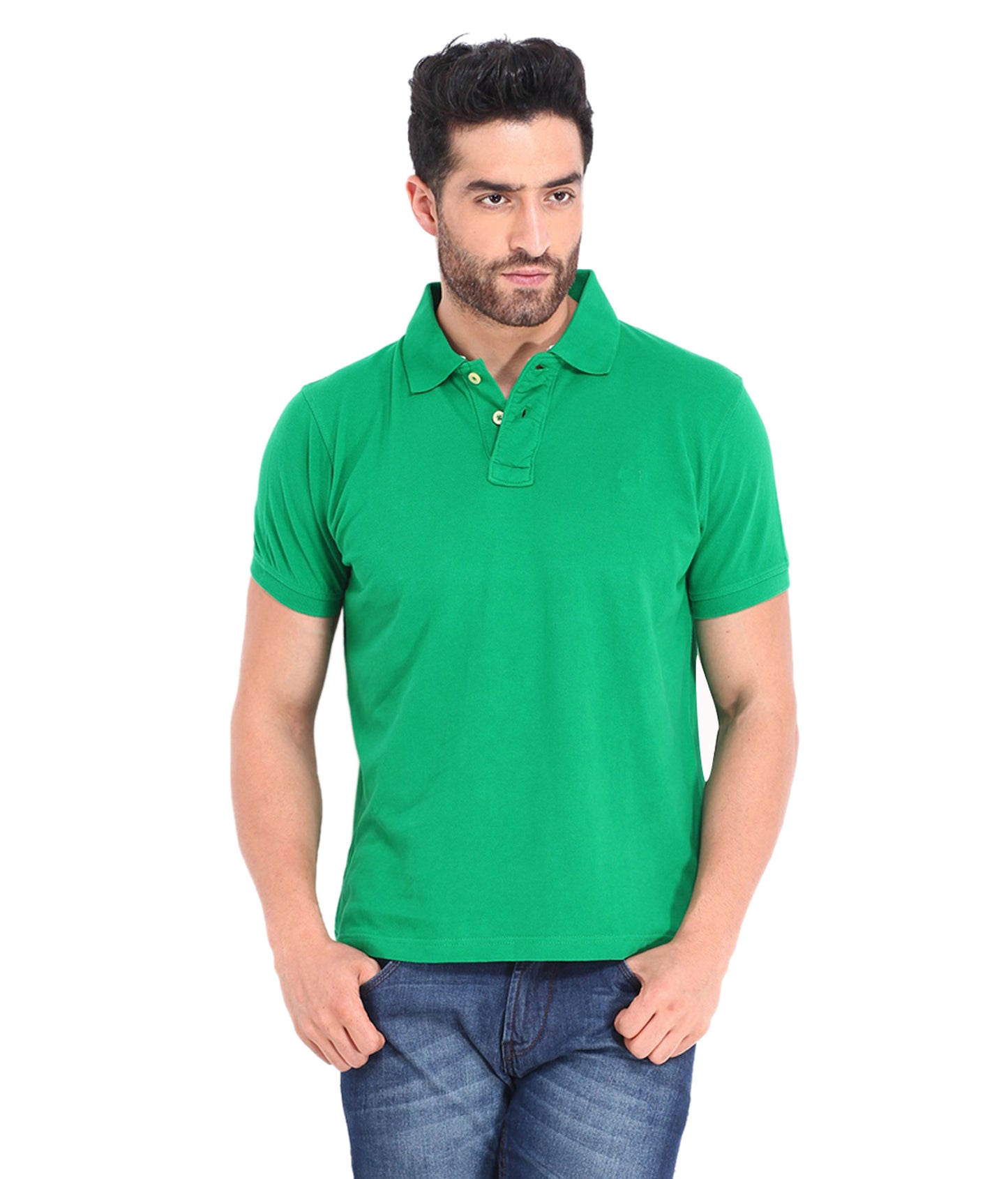 Ketex Cotton Blend Half Sleeves Polo Tshirt (Pack of 2)