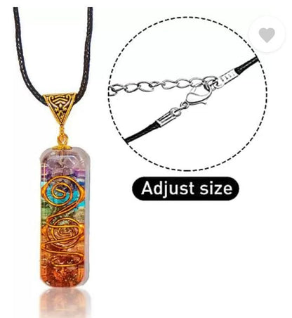 Titanium Quartz Stone Pendant – Natural Healing Crystal Energy Pendant for Men & Women