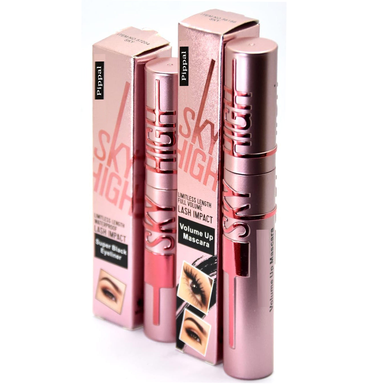 Pippal Sky High Mascara Ultra Volume Up Volumizing Mascara for Bold And Dramatic Lashes Long Lasting Waterproof – 10gm (Pack of 1)