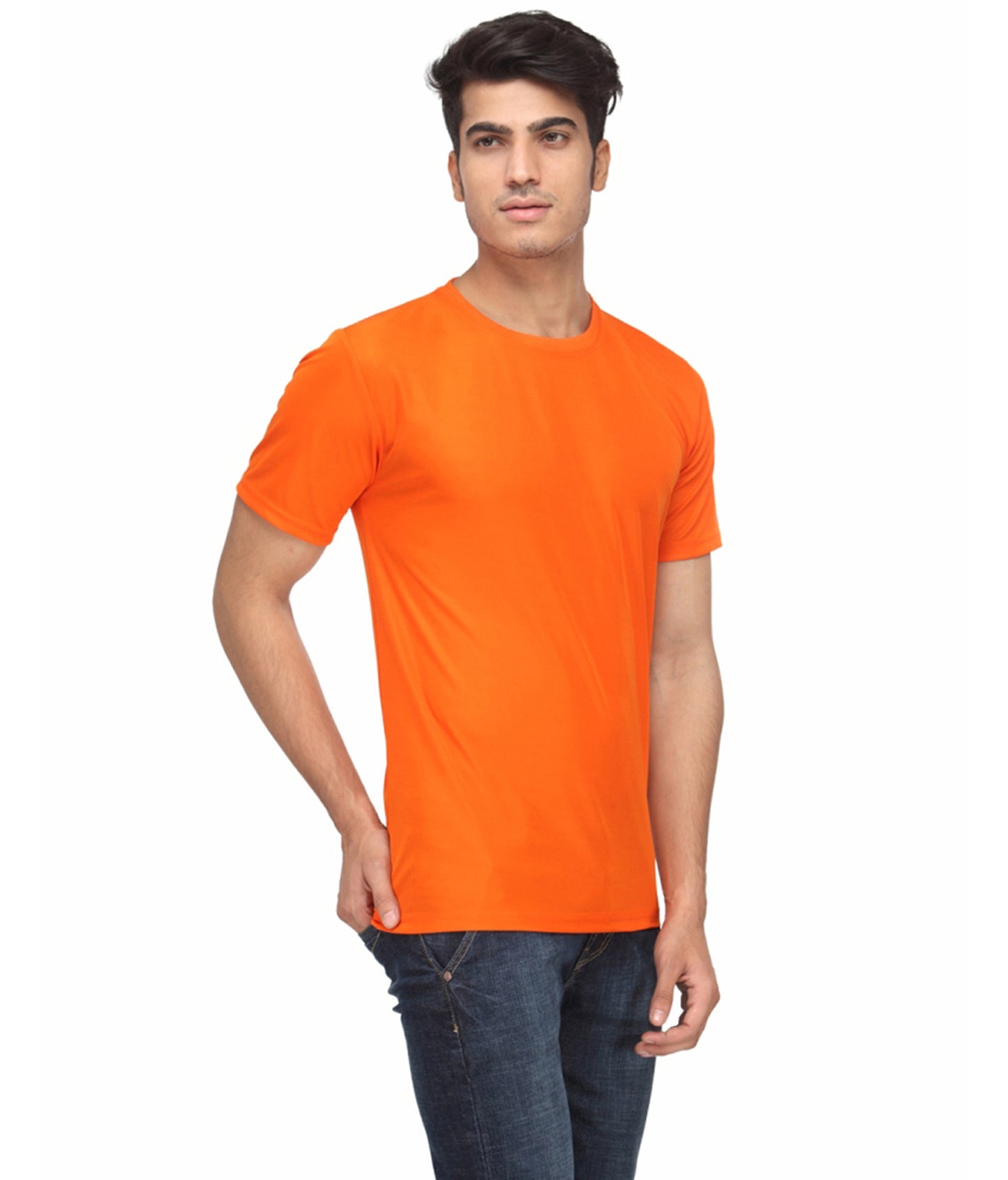 Ketex Round Neck Men's Polyester Blend Dri Fit T-Shirts (Pack of 3)