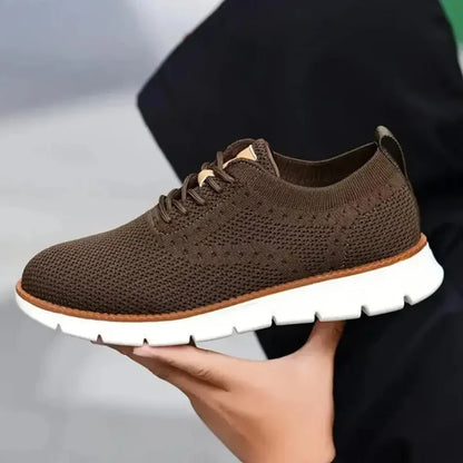 Brown Mesh Casual