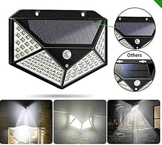100 LED Motion Sensor Solar Light – Outdoor Waterproof Security Lamp  🏷 Category