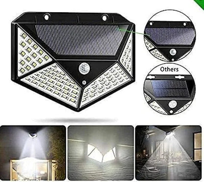 100 LED Motion Sensor Solar Light – Outdoor Waterproof Security Lamp  🏷 Category