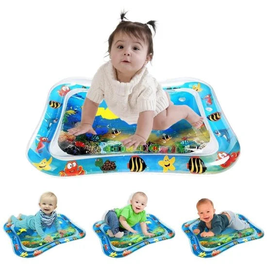 Tummy Time Baby Play Water Mat – Slap & Splash Activity Mat