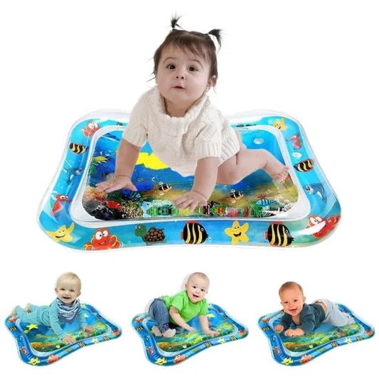 Tummy Time Baby Play Water Mat – Slap & Splash Activity Mat