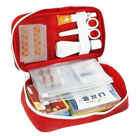 First Aid Travel Medicine Pouch – Travelling Bags