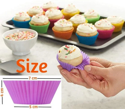 of 12 – Round Muffin Baking Cup