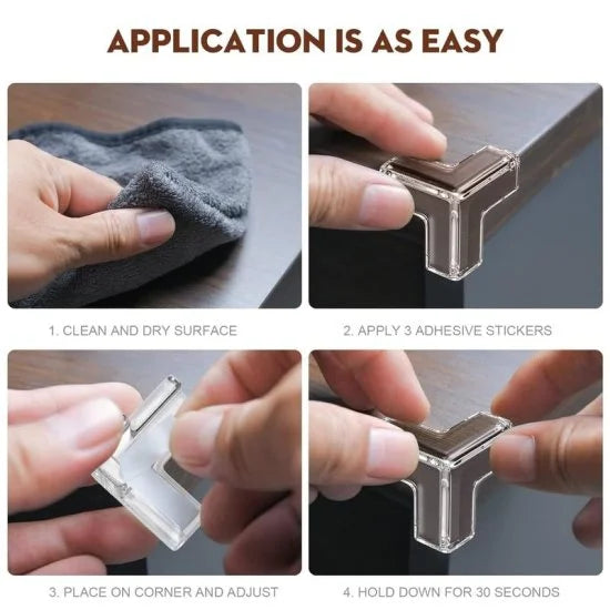 T-Shape Baby Safety Corner Protector – Table Edge Guard 1 pcs