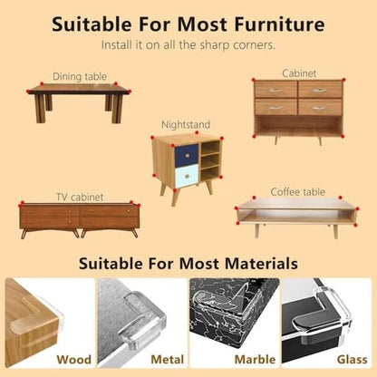T-Shape Baby Safety Corner Protector – Table Edge Guard 1 pcs