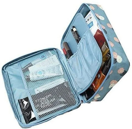 Travel Cosmetic & Toiletry Bag – Portable Makeup Organizer