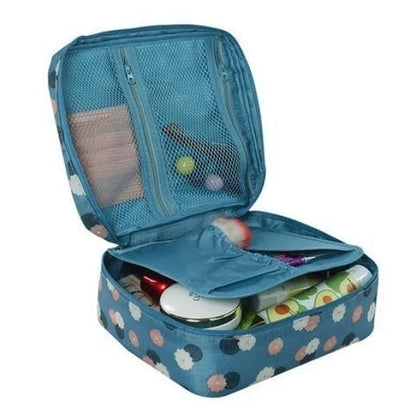 Travel Cosmetic & Toiletry Bag – Portable Makeup Organizer