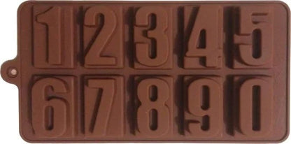 Numeric Chocolate Mould – Silicone Ice Cube & Baking Tray