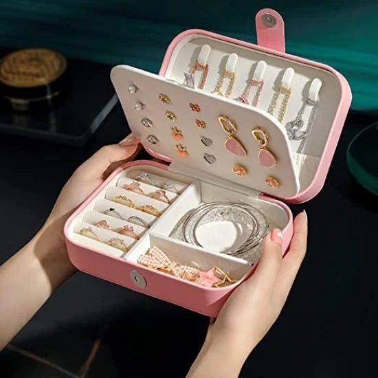 PU Big Jewellery Box – Jewelry Organizer & Cosmetic Storage