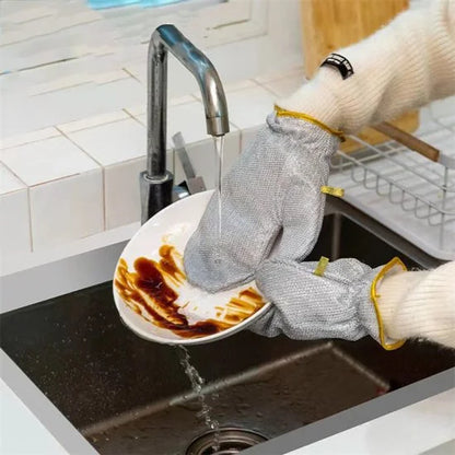 Steel Dish Washer Gloves (2PAIRE)