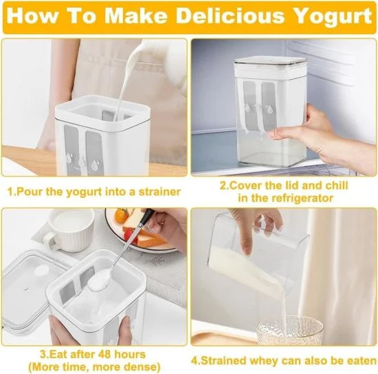 1100 ml Yogurt Filter – Strainer & Fermentation Kitchenware