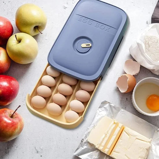 Egg Storage Drawer Box – Stackable Fridge Organizer