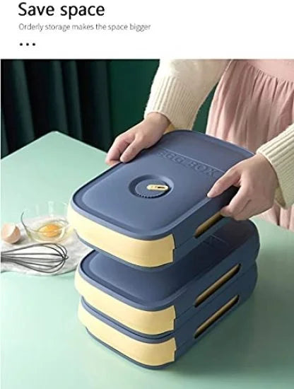 Egg Storage Drawer Box – Stackable Fridge Organizer