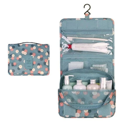 Hanging Travel Toiletry Bag – Cosmetic Organizer Pouch