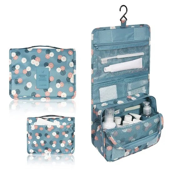 Hanging Travel Toiletry Bag – Cosmetic Organizer Pouch