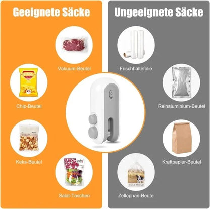 2 in 1 USB Sealer Machine – Heat Sealing & Cutting Tool for Food Bags