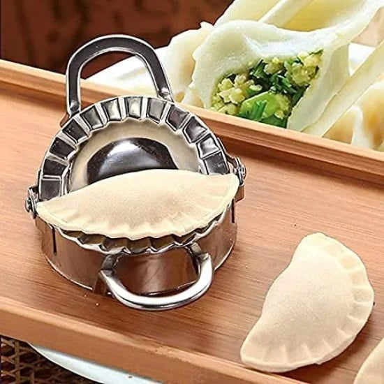 Steel Momos Maker – Stainless Steel Dumpling & Ravioli Press