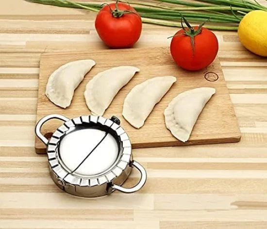 Steel Momos Maker – Stainless Steel Dumpling & Ravioli Press