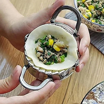 Steel Momos Maker – Stainless Steel Dumpling & Ravioli Press