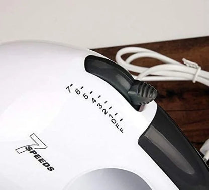 260W Egg Beater – Electric Hand Mixer with 7 Speeds